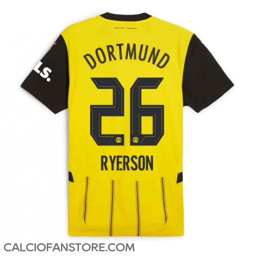 Maglia Calcio Borussia Dortmund Julian Ryerson #26 Prima Divisa 2024-25 Manica Corta